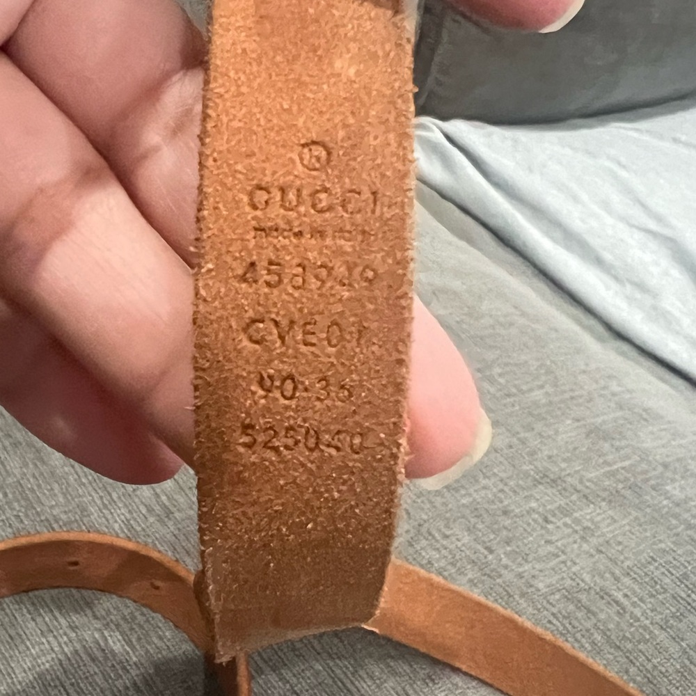 Gucci Skinny Leather Belt - Picture 6 of 8